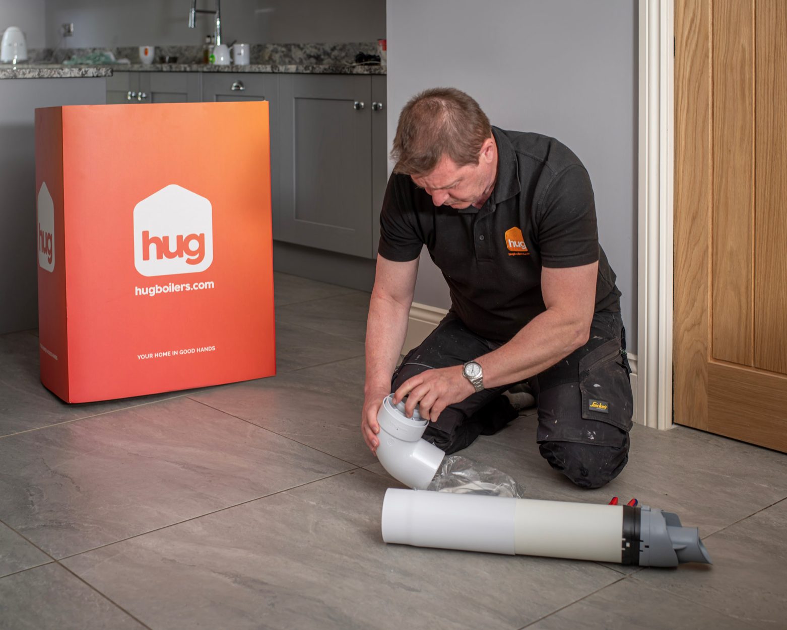 What is done on a boiler service?